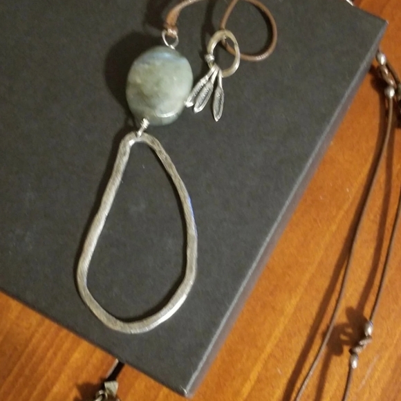 Silpada Sterling Leather Necklace - Picture 8 of 11